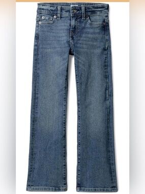 Essentials Kids boot cut Jeans in Medium Blue Wash